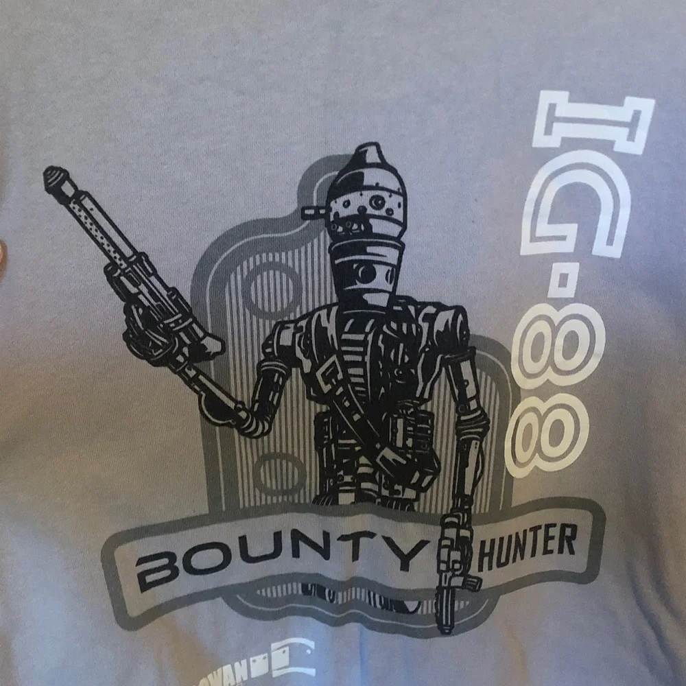 Star Wars Gray Bounty Hunter Crewneck Sweater
